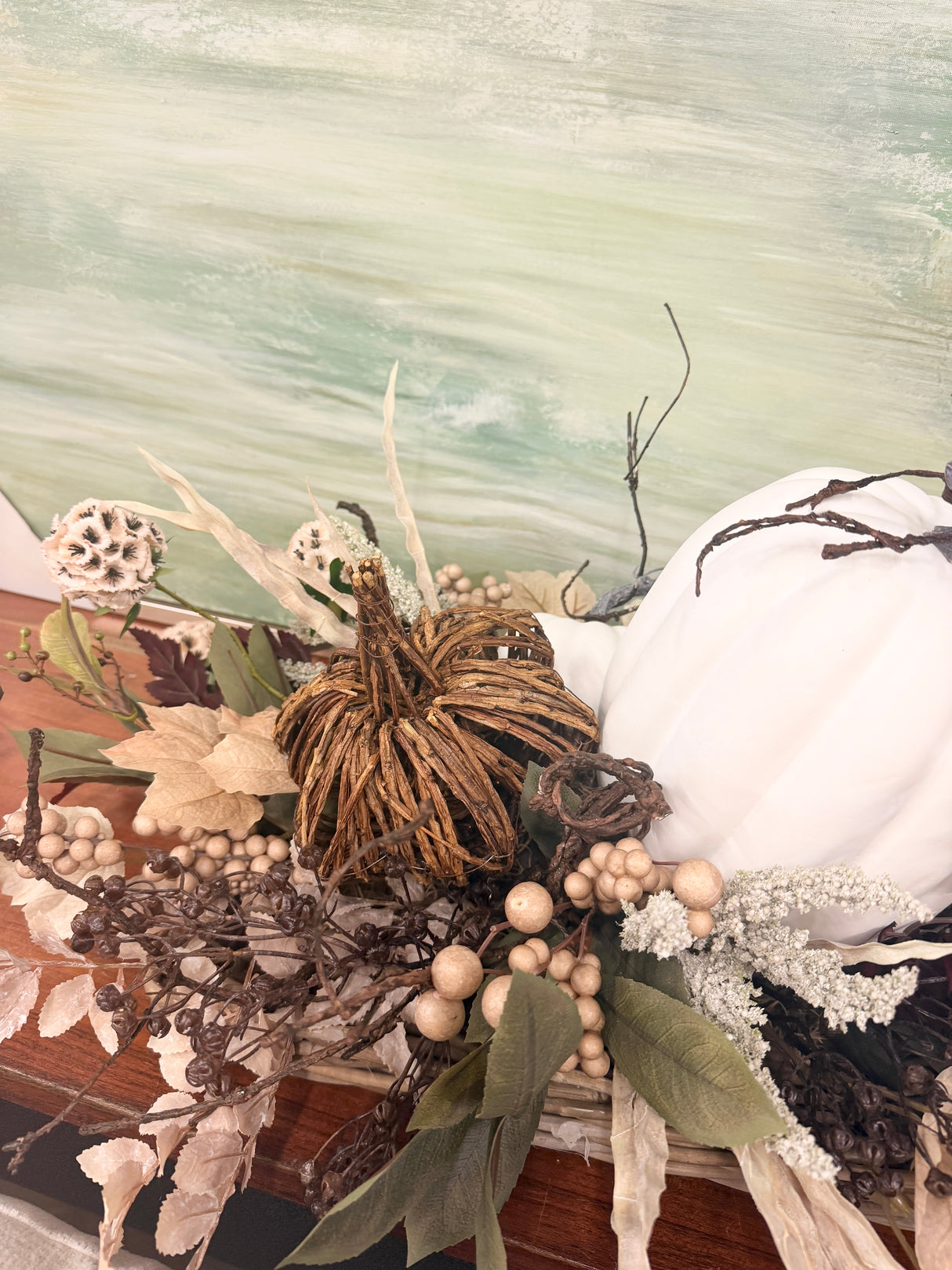 33" Gathered Grace Centerpiece