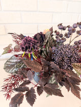 18" Midnight Harvest Centerpiece