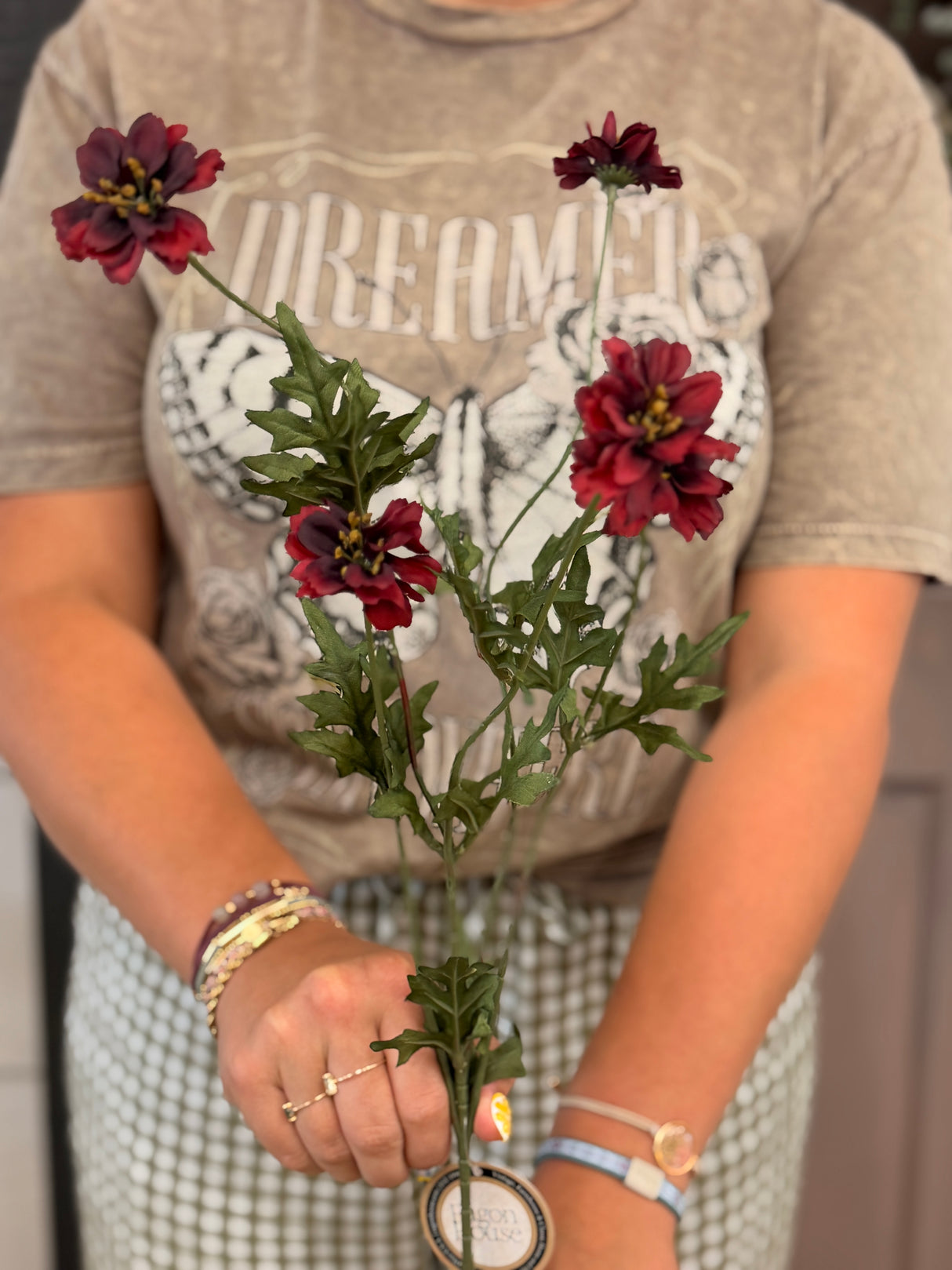 Burgundy Coreopsis Spray