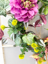 21" Dahlia Wreath