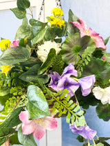24" Backyard Bloom Hanging Basket