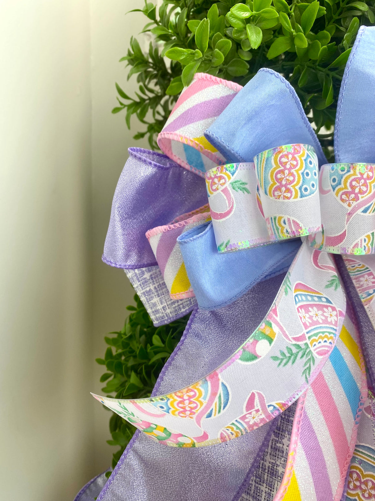 16" Lavender Egg Hunt Delight Bow