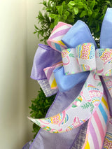 16" Lavender Egg Hunt Delight Bow