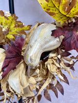 Pumpkin Fern Maple Wreath