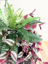 27" UV Protected Burgundy Falls Porch Pot