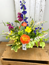 19" In The Garden Centerpiece
