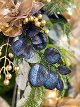 Shimmer Blue Leaf Spray