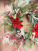 28" Winterberry Noel Wreath