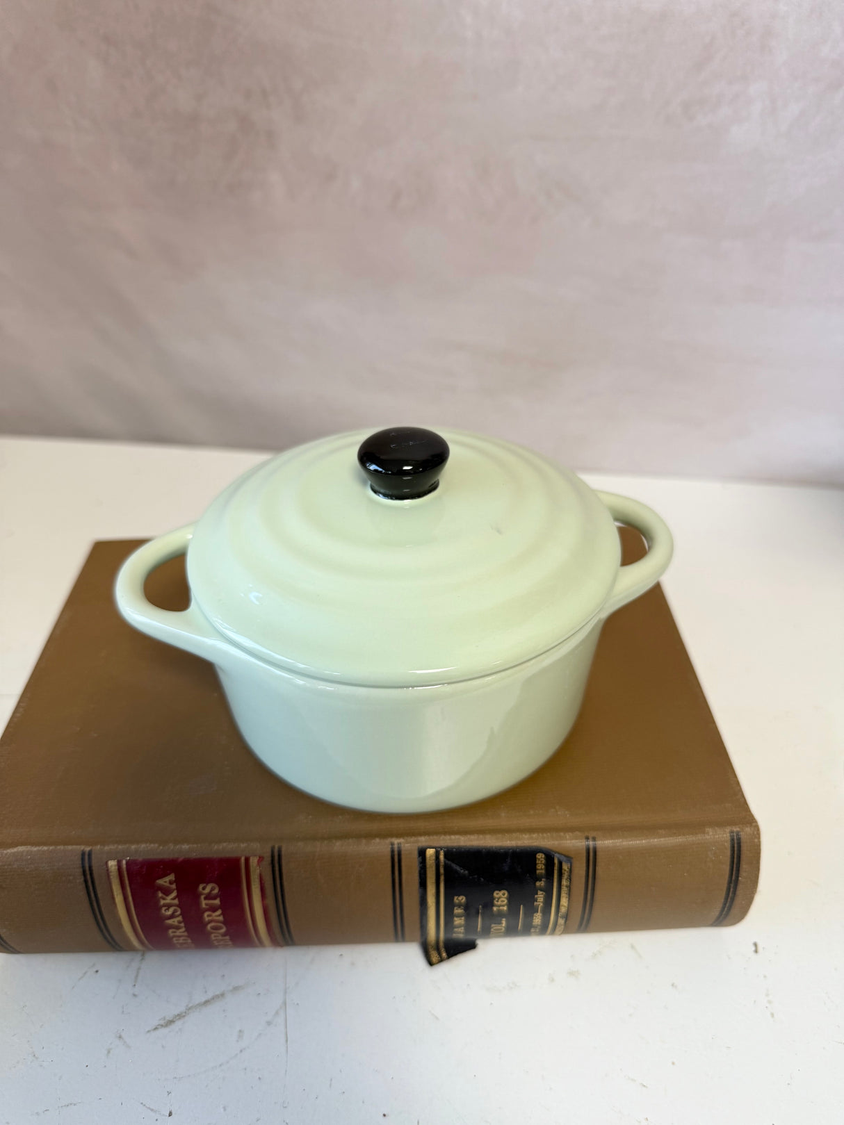 Stoneware Mini Baker with Lid - 4 Colors