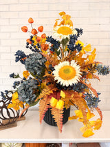 33" Golden Autumn Sunset Porch Pot