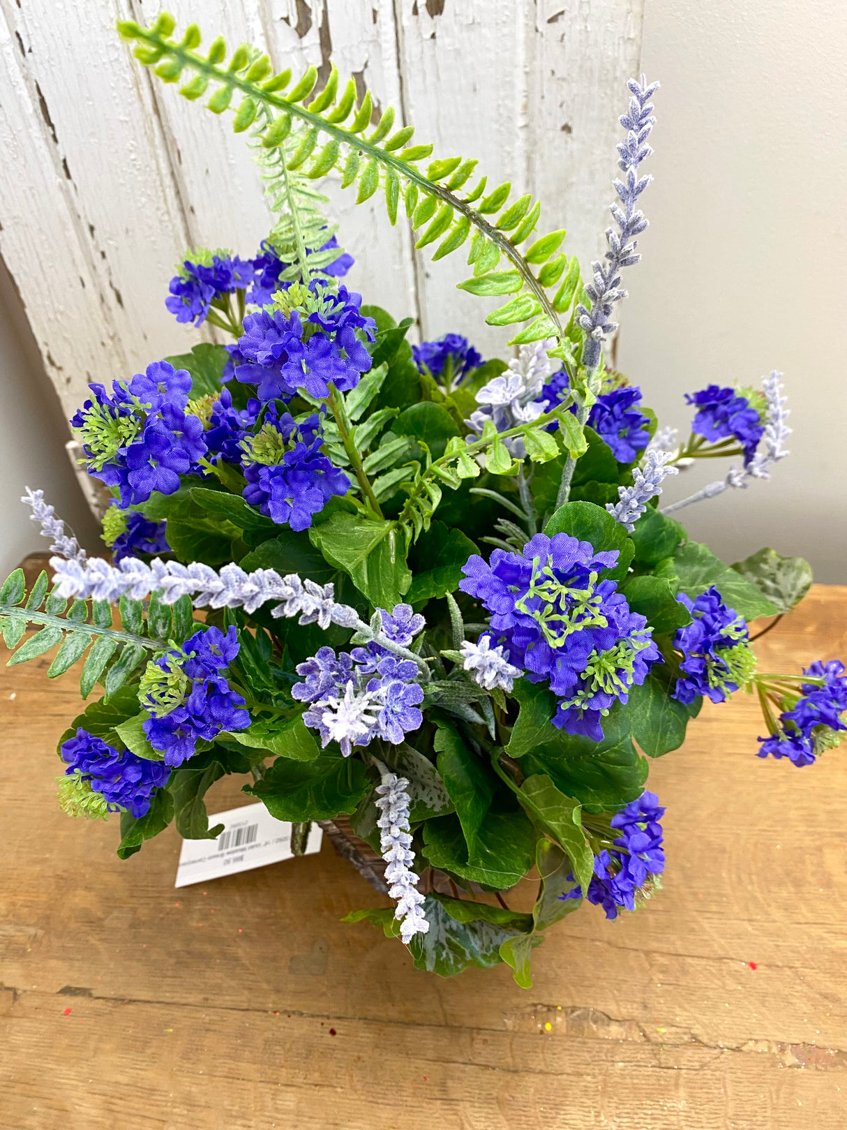 14" Violet Meadow Breeze Centerpiece