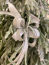 12" Silver Dust Bow