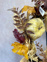 Pumpkin Fern Maple Wreath