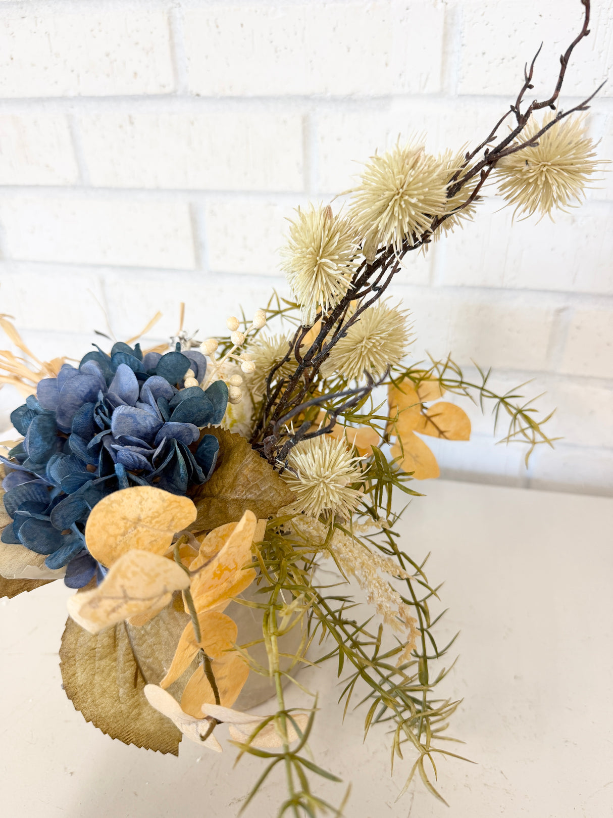 13" Blue Serene Centerpiece Design 2