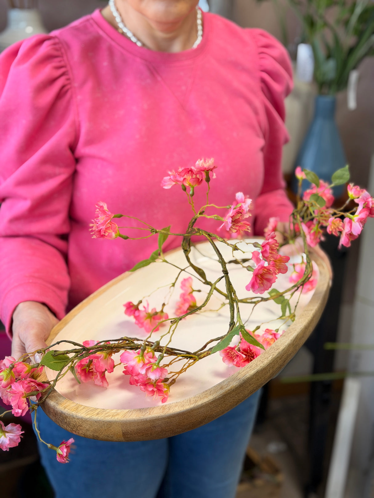 37" Beauty Blossom Vine Garland
