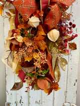 24" Autumn Reserve Vertical Swag