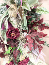 38" Sage Harvest Serenade Swag