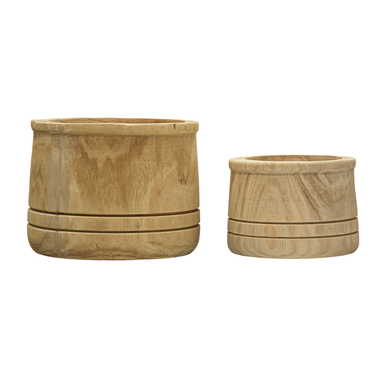 Seoul Paulownia Wood Planter - 2 Sizes
