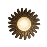 8" Fluted Metal Planter