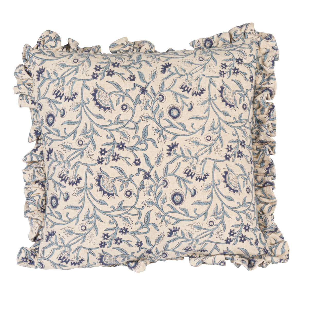 Block Printed Cotton Pillow