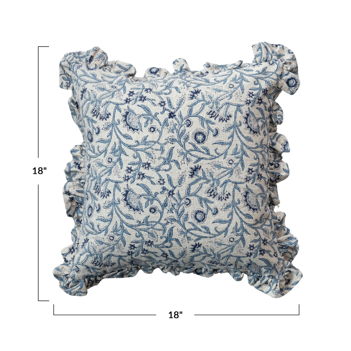 Block Printed Cotton Pillow