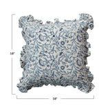Block Printed Cotton Pillow