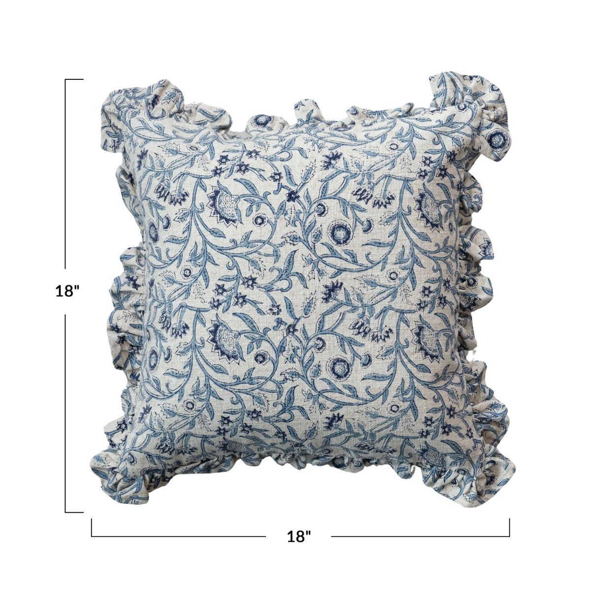 Block Printed Cotton Pillow