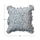 Block Printed Cotton Pillow