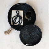 Black Bamboo Trays - 2 Sizes