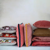 Botanical Velvet Pillow - 3 Colors