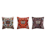 Botanical Velvet Pillow - 3 Colors