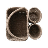 Seagrass Basket with Bottle Holders