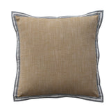 Striped Flange Cotton Pillow