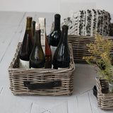 Hand-Woven Rattan Nesting Baskets - 2 Sizes