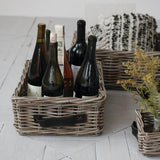 Hand-Woven Rattan Nesting Baskets - 2 Sizes