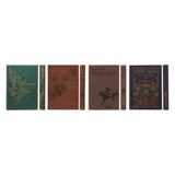 Book Design Bound Notebook - 4 Colors