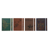 Book Design Bound Notebook - 4 Colors