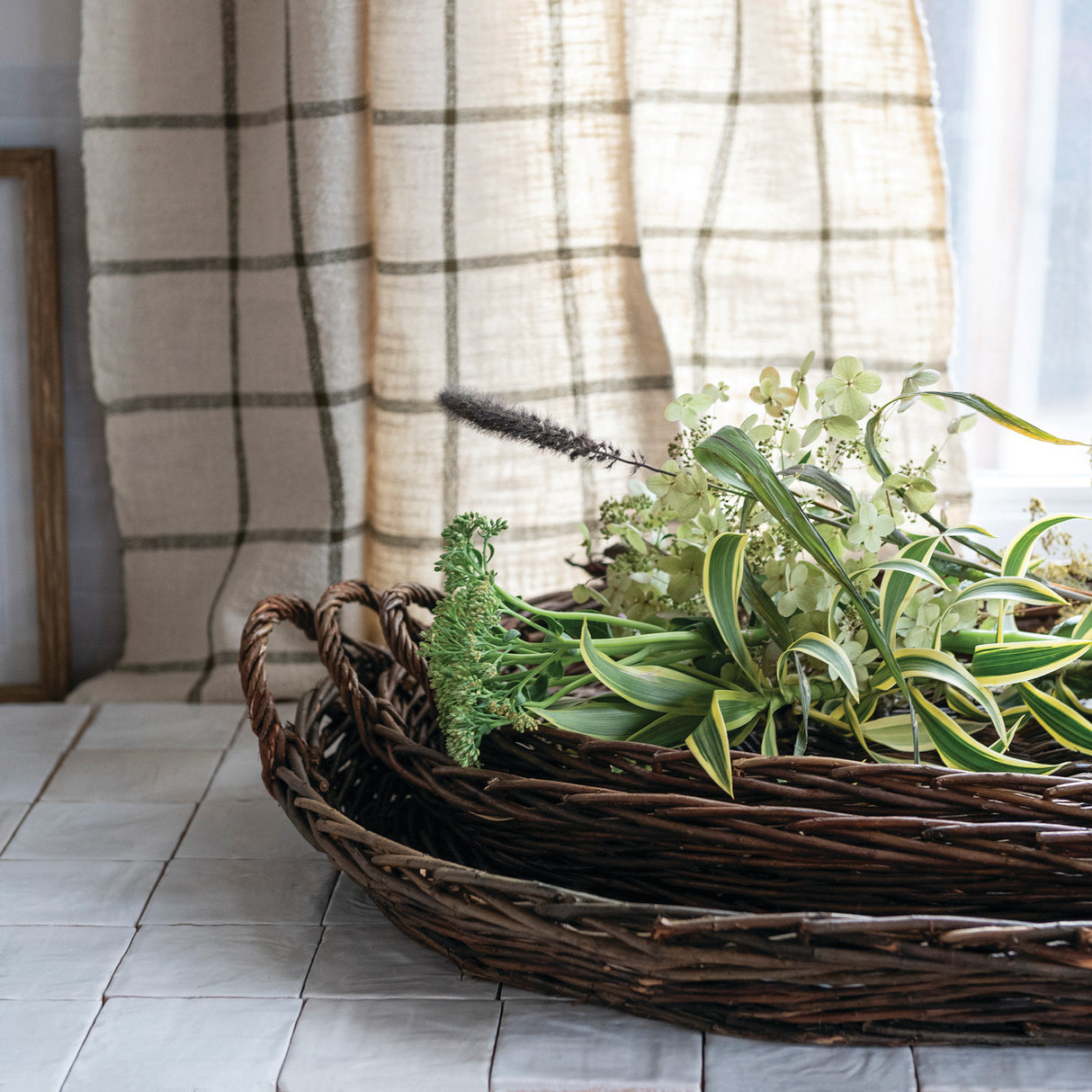 Hand-Woven Wicker Nesting Trays - 2 Sizes