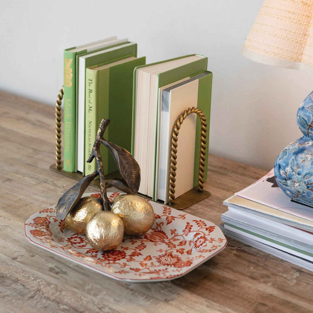 Botanical Stoneware Oblong Tray