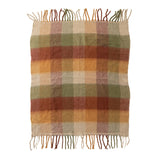 Plaid Brushed Fabric Throw