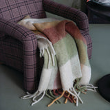 Plaid Brushed Fabric Throw
