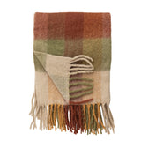 Plaid Brushed Fabric Throw