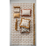Velvet Ruffle Lumbar Pillow