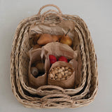 Hand-Woven Rattan Nesting Baskets - 3 Sizes