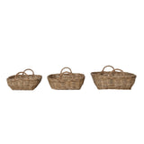 Hand-Woven Rattan Nesting Baskets - 3 Sizes
