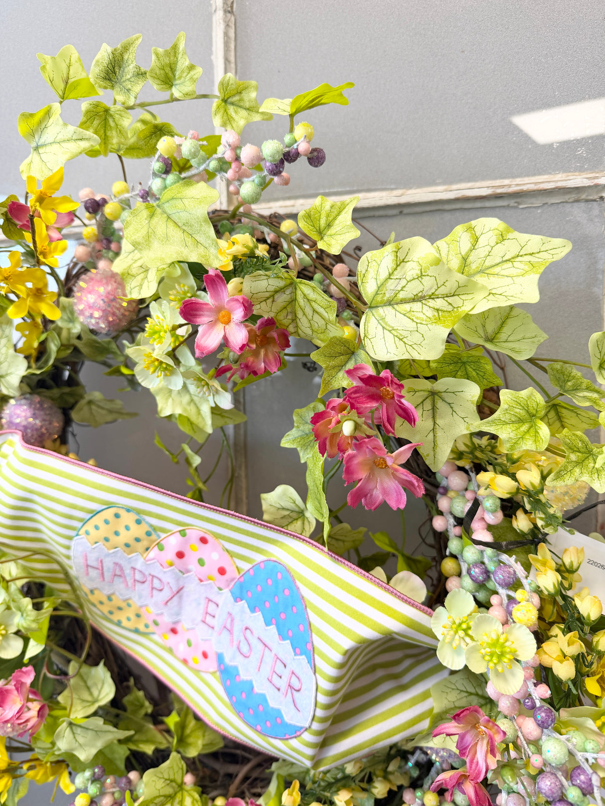 26" Happy Easter Wreath