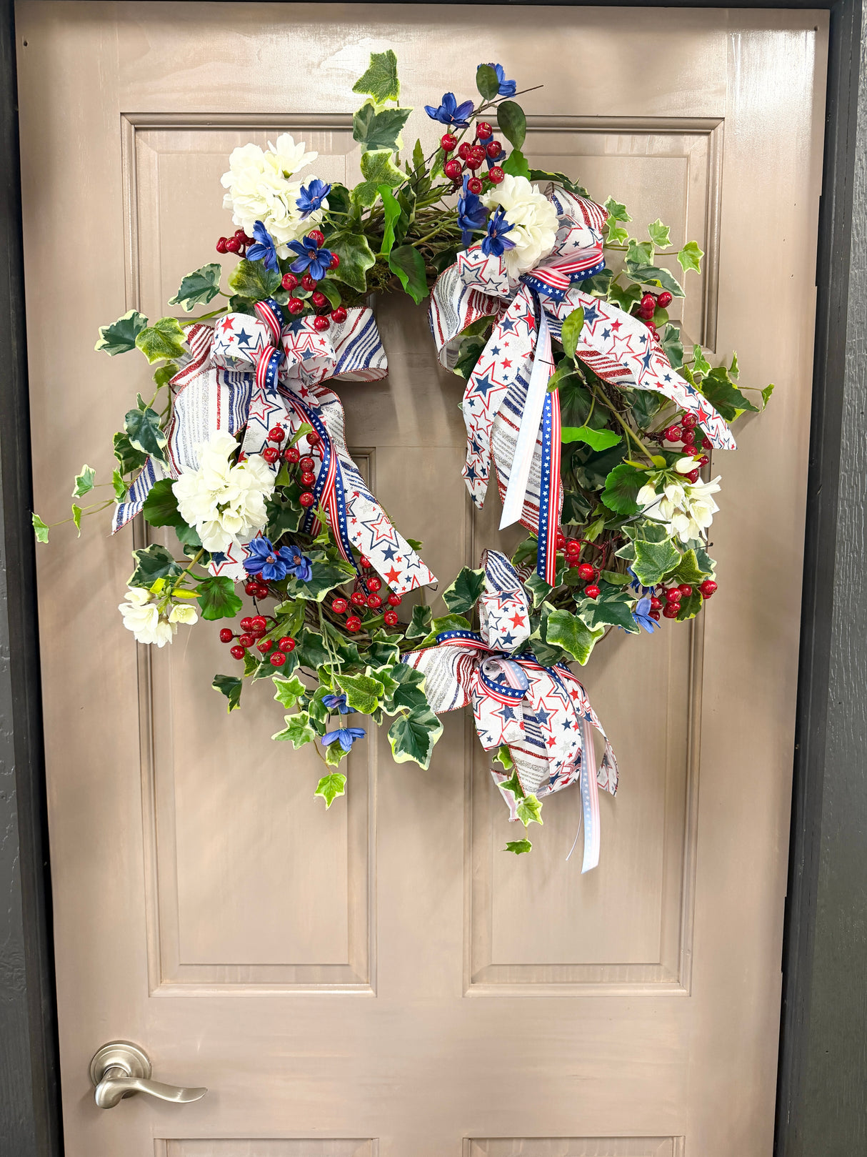 25" Home Of The Brave Wreath