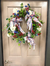 25" Home Of The Brave Wreath