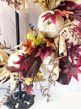 27" Shades of Fall Wreath