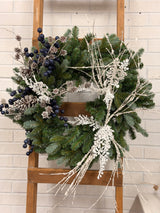 Mixed Blues Wreath Kit